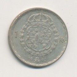 Suède - 1 Krone - 1946 - Gustaf V 2