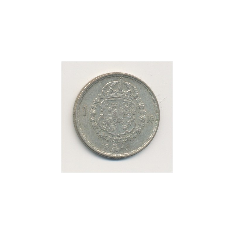 Suède - 1 Krone - 1946 - Gustaf V