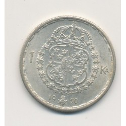 Suède - 1 Krone - 1950 - Gustaf V 2