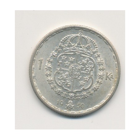 Suède - 1 Krone - 1950 - Gustaf V