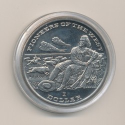 Libéria - 1 Dollar - 1996 - pionnier de l'ouest