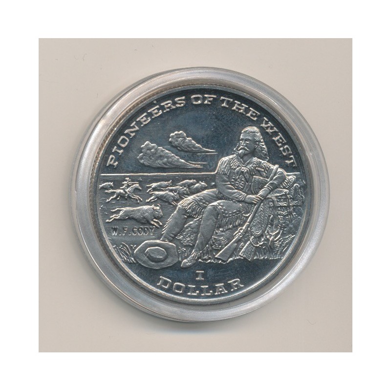 Libéria - 1 Dollar - 1996 - pionnier de l'ouest
