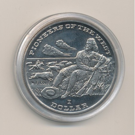 Libéria - 1 Dollar - 1996 - pionnier de l'ouest