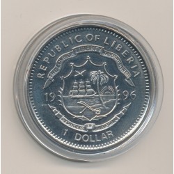 Libéria - 1 Dollar - 1996 - pionnier de l'ouest - Jim Bowie 2