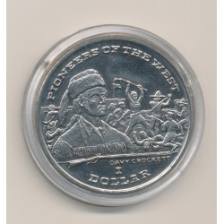 Libéria - 1 Dollar - 1996 - pionnier de l'ouest - Davy Crockett