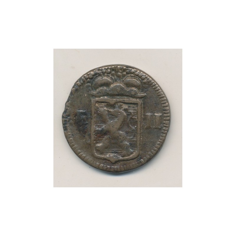 Luxembourg - 1 Sol - 1795 - Siège du Luxembourg