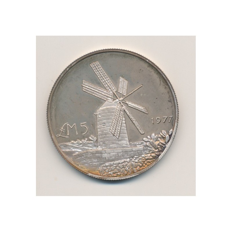 Malte - 5 Pounds 1977