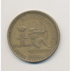 Monaco - 2 Francs - 1924 - Louis II