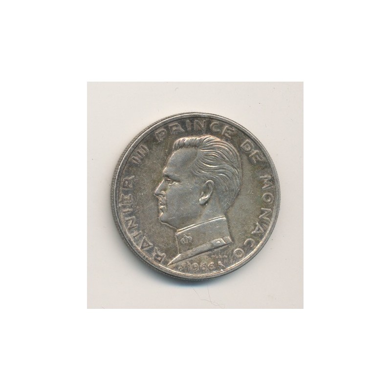 Monaco - 5 Francs - 1966 - Rainier III