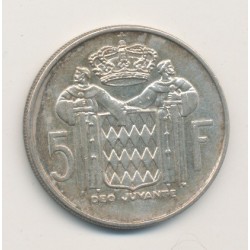 Monaco - 5 Francs - 1966 - Rainier III 2