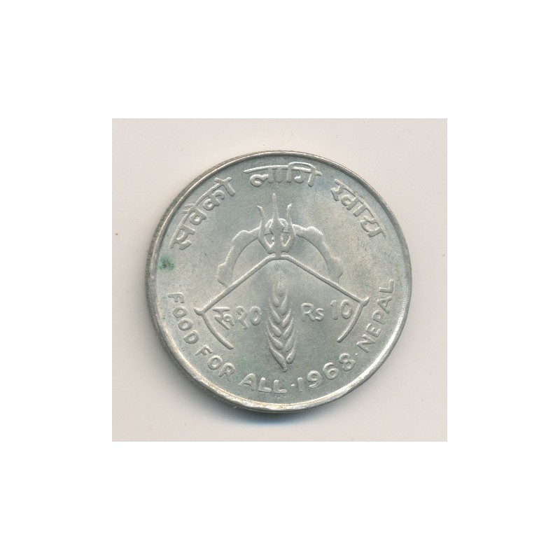 Nepal - 10 Roupie - 1968