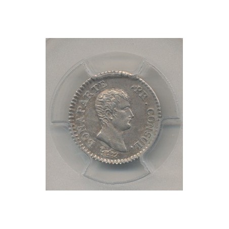 Bonaparte 1er consul - 1/4 Franc - AN 12 BB Strasbourg - PCGS MS63