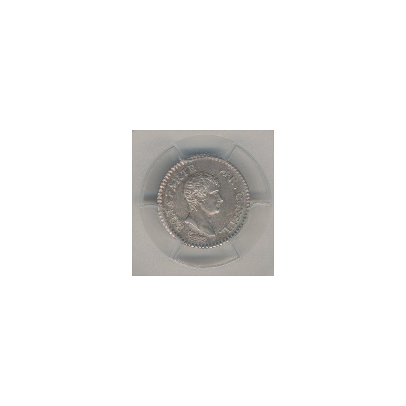 Bonaparte 1er consul - 1/4 Franc - AN 12 BB Strasbourg - PCGS MS63