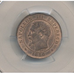 Napoléon III - Tête nue - 2 centimes - 1856 K Bordeaux - PCGS MS64RB 2