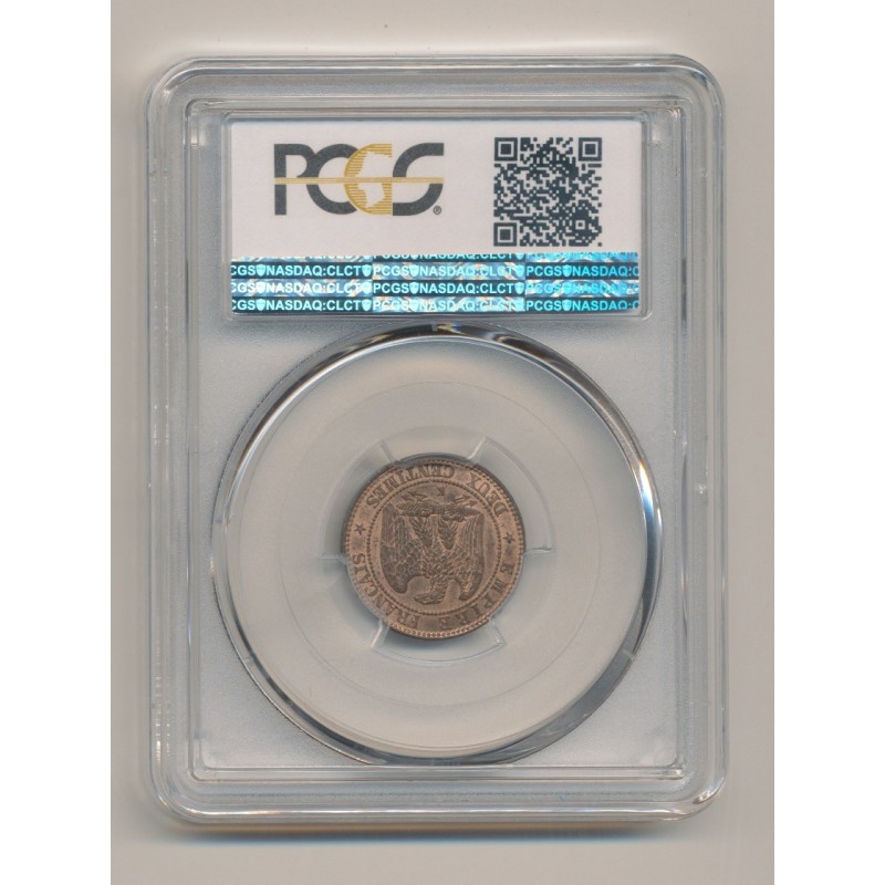 Napoléon III - Tête nue - 2 centimes - 1856 K Bordeaux - PCGS MS64RB