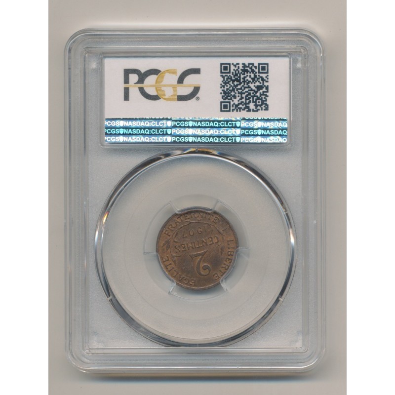 Dupuis - 2 centimes - 1907 - PCGS MS64RB