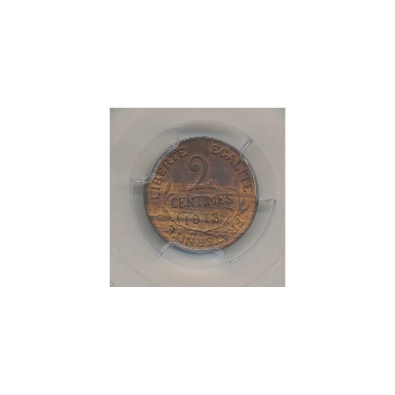 Dupuis - 2 centimes - 1913 - PCGS MS63RB