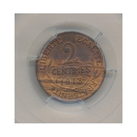 Dupuis - 2 centimes - 1913 - PCGS MS63RB