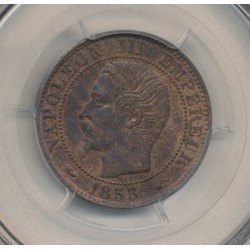 Napoléon III - Tête nue - 5 centimes - 1853 A Paris - PCGS MS63RB 2