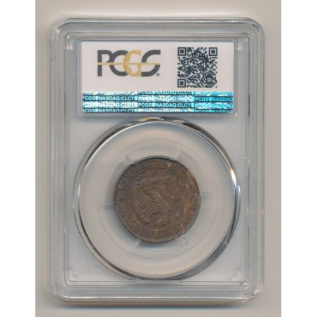 Napoléon III - Tête laurée - 5 centimes - 1864 A Paris - PCGS MS64RB
