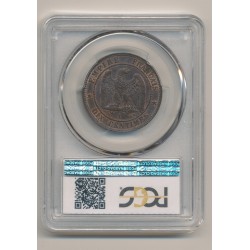 Napoléon III - Tête nue - 10 centimes - 1853 A Paris - PCGS MS64BN 2