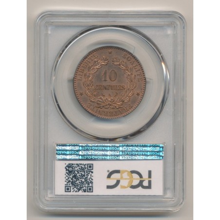 Cérès - 10 centimes - 1897 A Paris - PCGS MS64RB