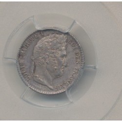 Louis philippe I - 1/4 Franc - 1832/1 A Paris - PCGS MS62 2