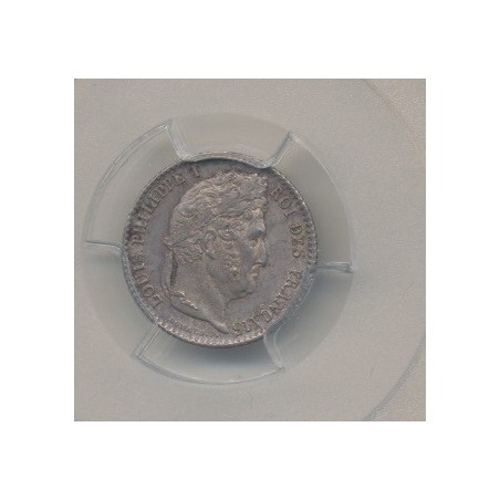 Louis philippe I - 1/4 Franc - 1832/1 A Paris - PCGS MS62