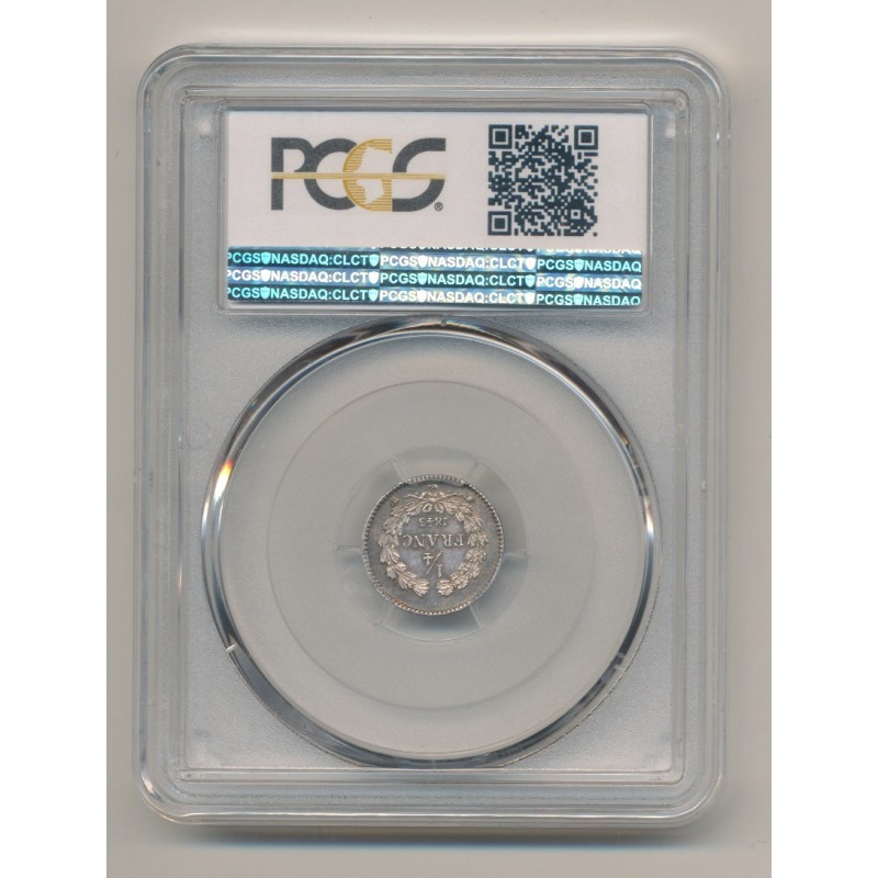 1/4 Franc Louis philippe I - 1845 W Lille