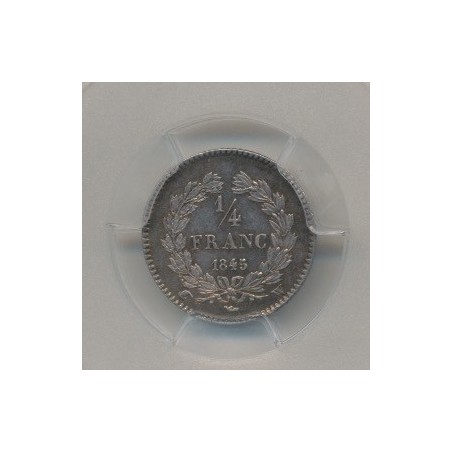 1/4 Franc Louis philippe I - 1845 W Lille