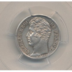 Charles X - 1/2 Franc - 1829 W Lille - PCGS MS63 2