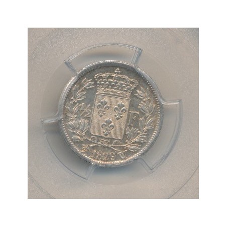Charles X - 1/2 Franc - 1829 W Lille - PCGS MS63