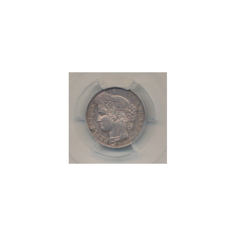 Cérès - 50 centimes - 1850 A Paris - PCGS MS64