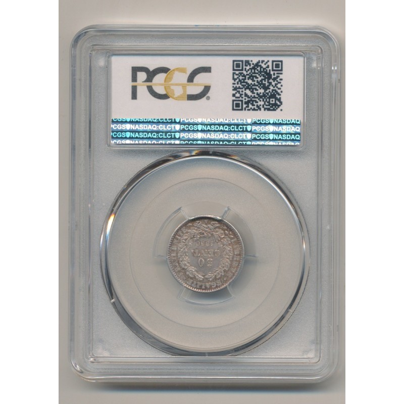 Cérès - 50 centimes - 1850 A Paris - PCGS MS64