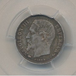 50 centimes Napoléon III - 1859 A Paris - Tête nue 2
