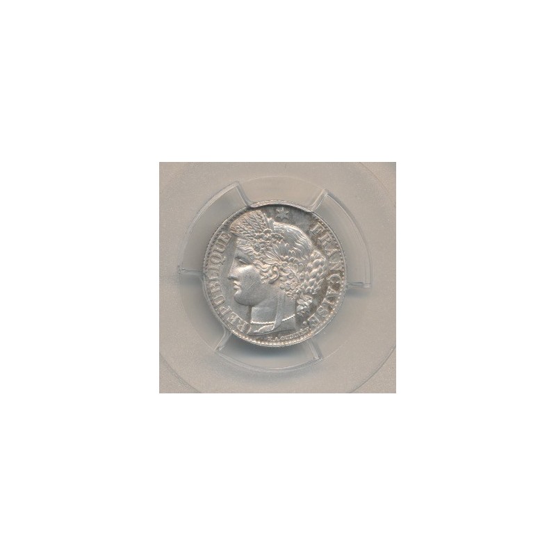Cérès - 50 centimes - 1882 A Paris - PCGS MS64
