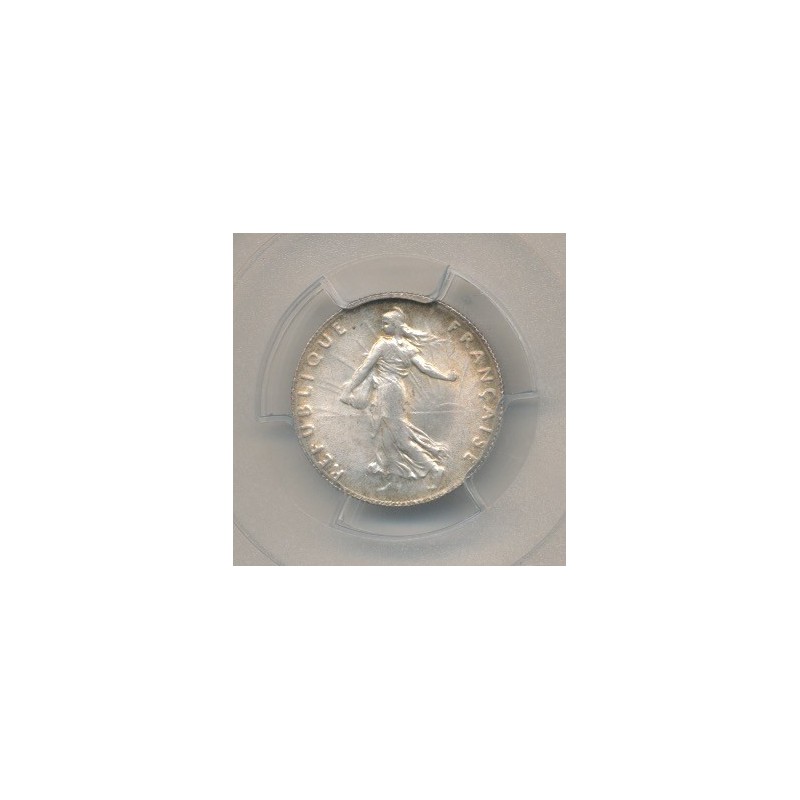 Semeuse - 50 Centimes - 1908 - PCGS MS65