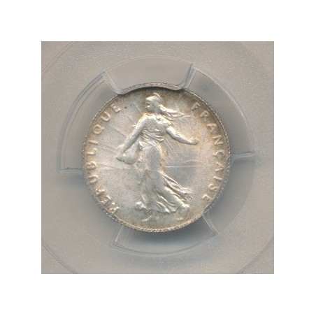 Semeuse - 50 Centimes - 1908 - PCGS MS65