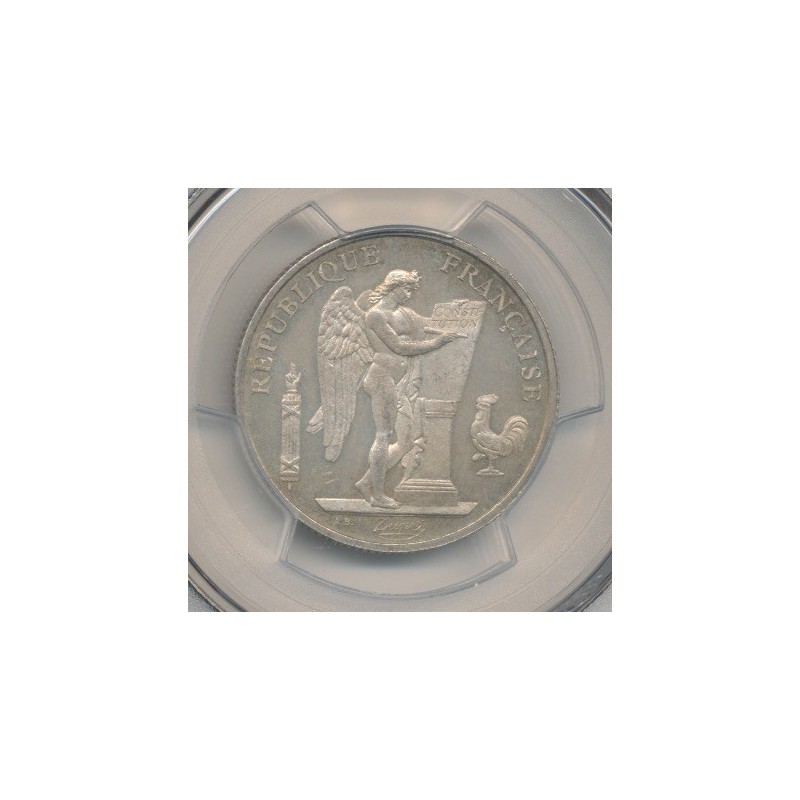 Module 10 Francs 1929 essai - essai d'alliage quaternaire - argent
