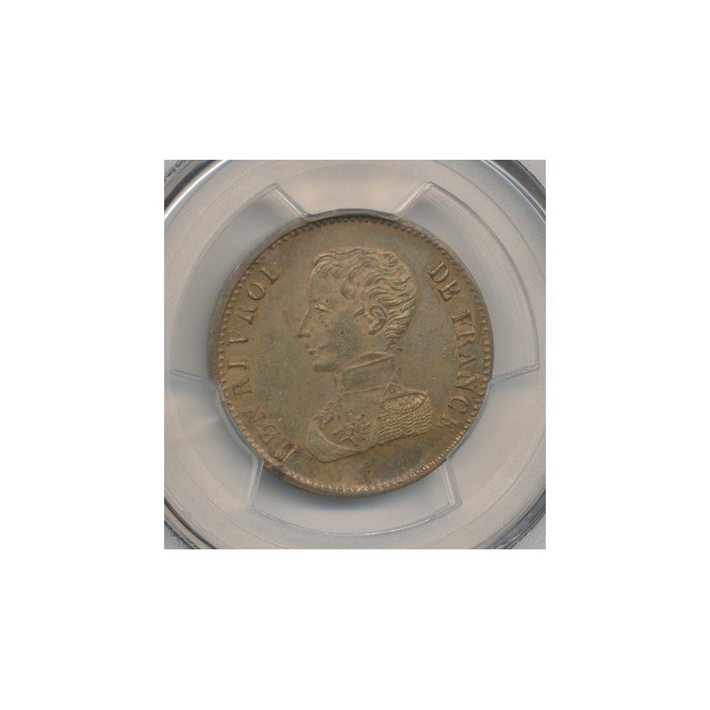 Module de 2 Francs Essai - Henri V - PCGS SP63