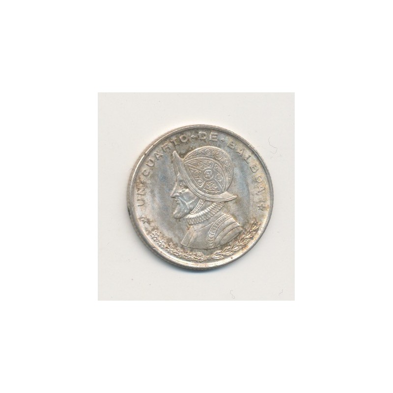 Panama - 1/4 Balboa - 1961 - argent