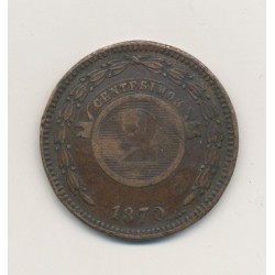 Panama - 2 centesimos - 1870 2