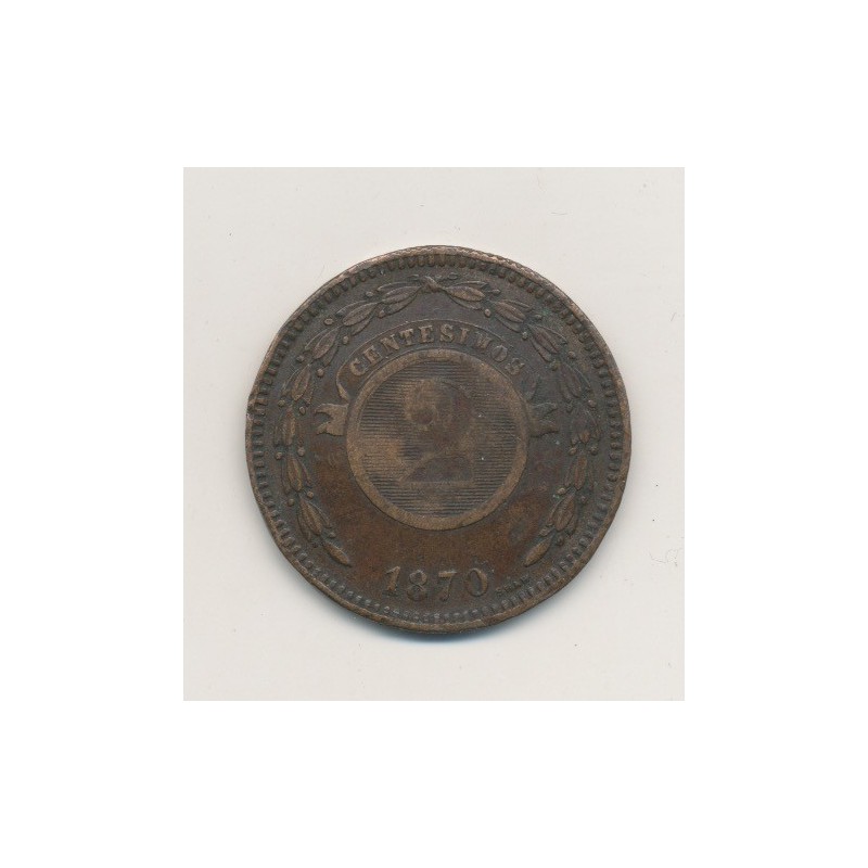 Panama - 2 centesimos - 1870