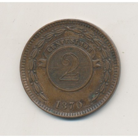 Paraguay - 2 centesimos - 1870