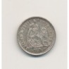 Pérou - 1/2 Real - 1861 YB