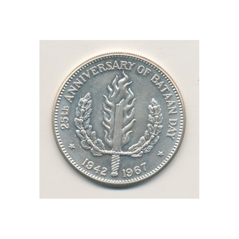 Philippines - 1 Peso - 1967 - argent