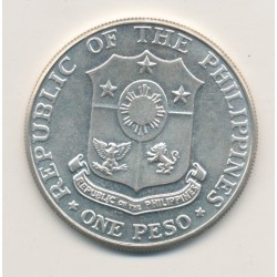 Philippines - 1 Peso - 1967 - argent 2