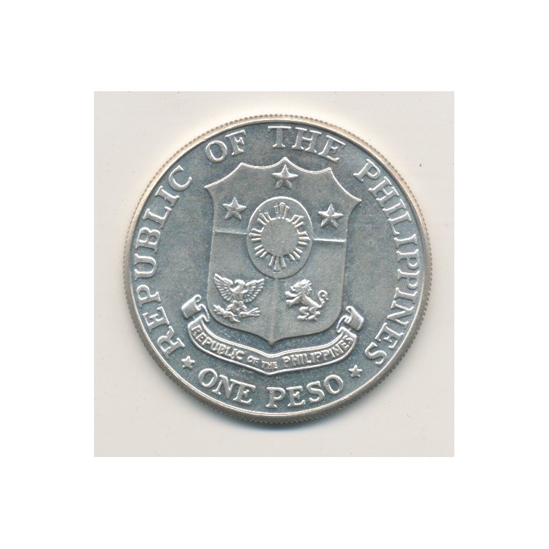 Philippines - 1 Peso - 1967 - argent
