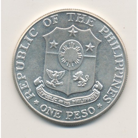 Philippines - 1 Peso - 1967 - argent
