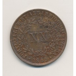 Portugal - Maria II - 20 Reis - 1849